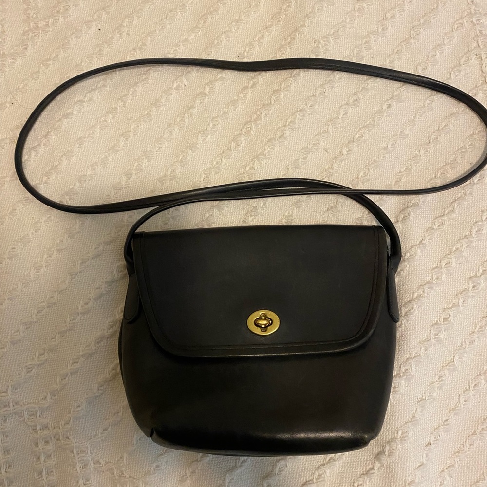Vintage Coach Quincy Bag in Charcoal